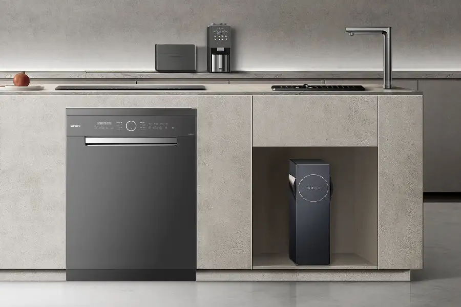 Alternative view of Máy rửa bát GrandX SMS8GX89G – 16 bộ, Động cơ Dual BLDC, Công nghệ Dual Vortex Wash
