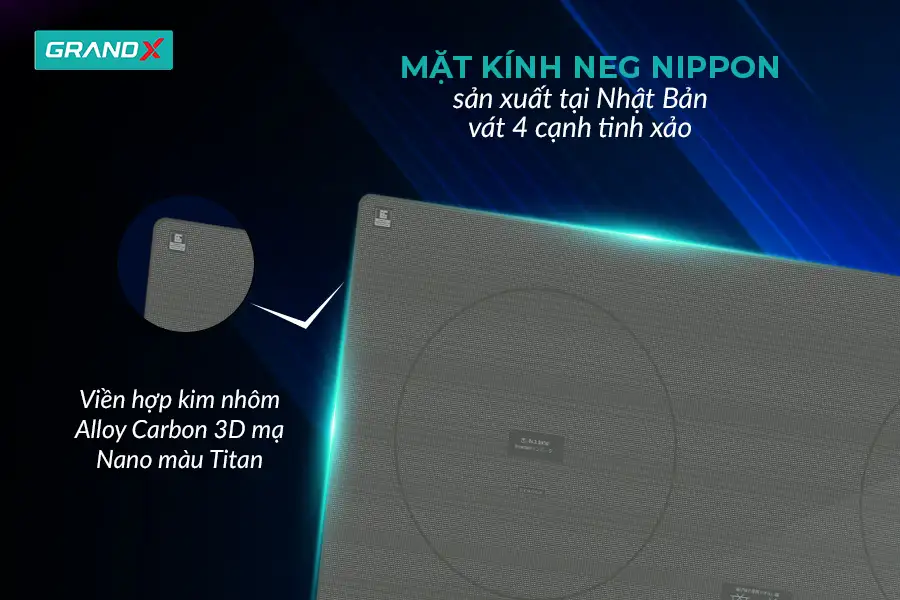 Alternative view of Bếp từ GrandX GX IP879JP – Mặt kính NEG Nippon Nhật Bản, Booster 3000W, Smart Inverter Malaysia